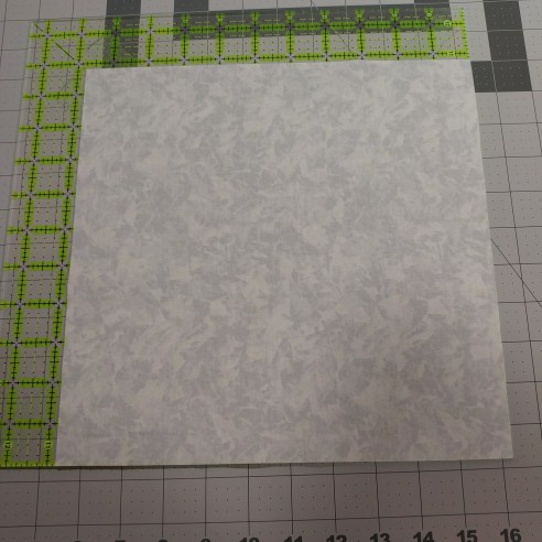 corner quilt label step one cut a square